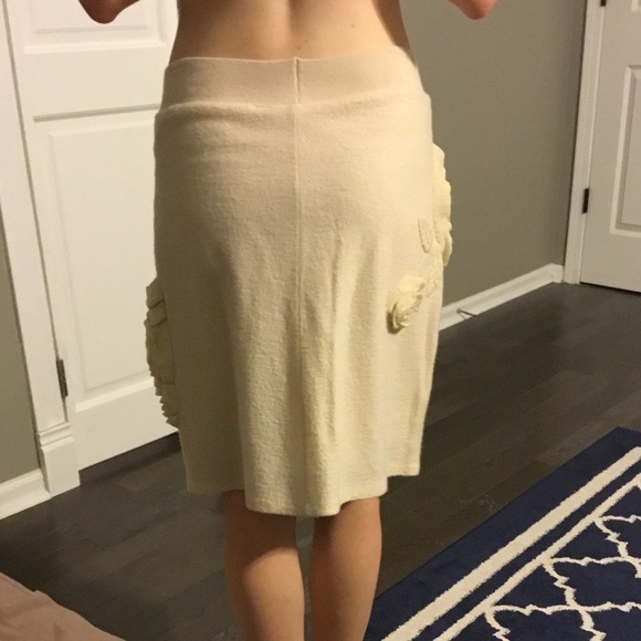 Anthropologie Knitted & knotted wool skirt - Picture 3 of 7